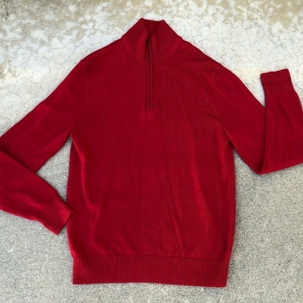 GAP Knit 1/4 Zip Pullover Sweater Sweatshirt Sz M​​​​​​​​